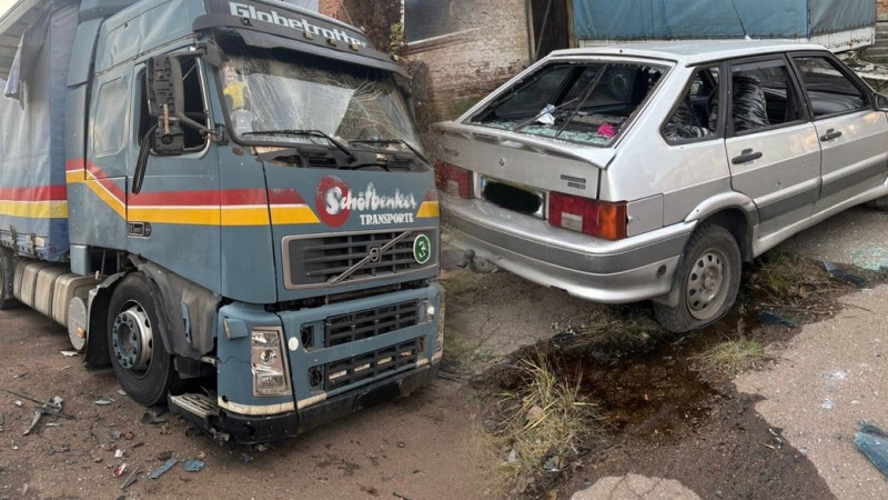 Армія РФ ударними БпЛА атакувала центр Семенівки на Чернігівщині: пошкоджені два автомобілі