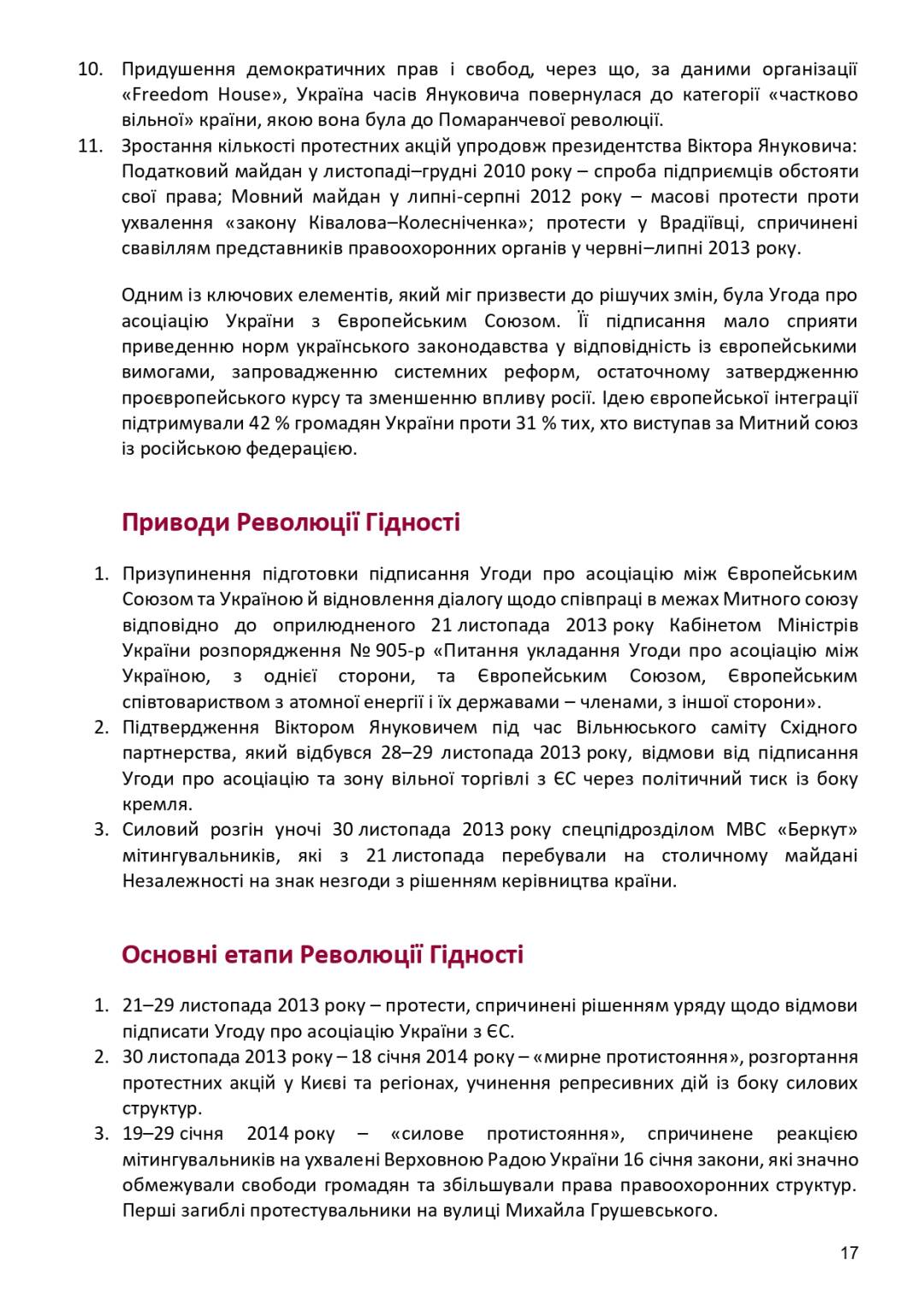 21 листопада — День Гідності та Свободи