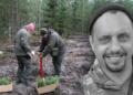 Ліс пам’яті висадили на Чернігівщині на честь загиблого захисника Сергія Єрмоленка
