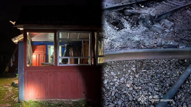 Пошкоджені транспортна інфраструктура, будинок і авто: росіяни атакували Ніжинський та Корюківський райони