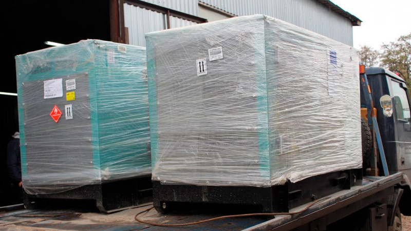 Шість громад Чернігівщини отримали генератори від партнерів з Тайваню