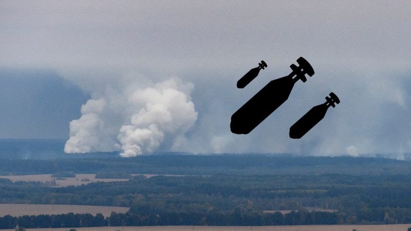 "Шахед", "Молнія", КАБи, FPV-дрони та скиди вибухівки: війська РФ атакували прикордоння Чернігівщини