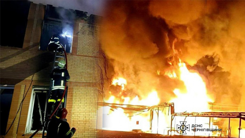 Російські війська завдали комбінованого удару ракетами й БпЛА по об'єкту критичної інфраструктури на Чернігівщині