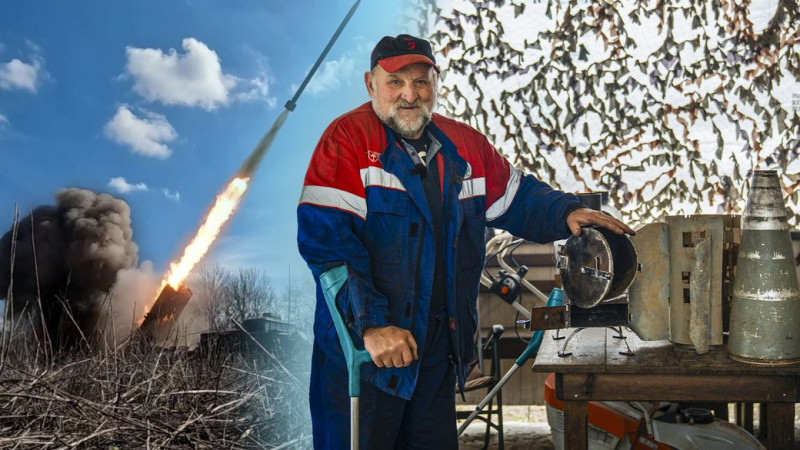 Як ветеран війни, який втратив ногу у Дебальцевому, займається різьбярством та працює секретарем селищної ради