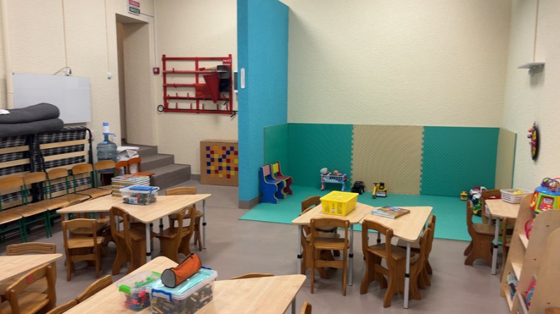 Укриття в чернігівському дитсадку №46 відремонтували за гроші анонімного мецената з Казахстану та благодійників