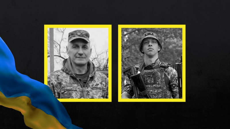 На Чернігівщині попрощалися з загиблими захисниками Станіславом Колесником та Олександром Поповим