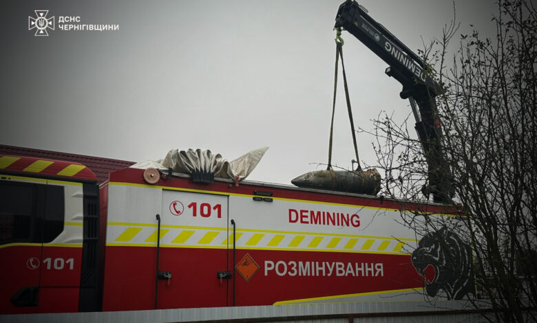 Фрагмент ракети «Кинжал» впав на приватне подвір’я на Чернігівщині (Фото)