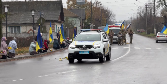 На Чернігівщині попрощалися із захисником, серце якого раптово зупинилося