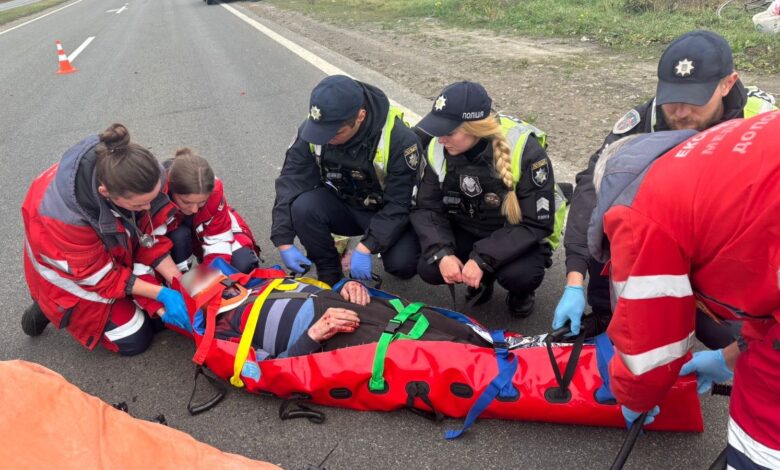 Постраждав 76-річний чоловік: ДТП на Чернігівщині за участі велосипедиста (Фотофакт)