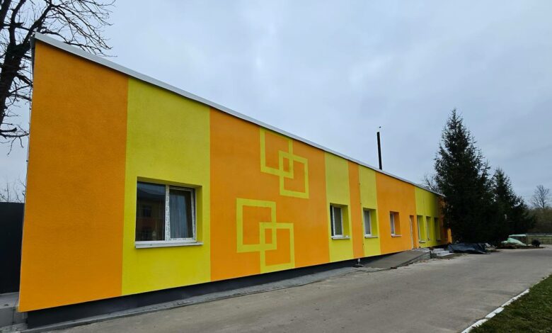 Тривають роботи з реконструкції пошкодженого харчоблока Іванівського ліцею, що на Чернігівщині