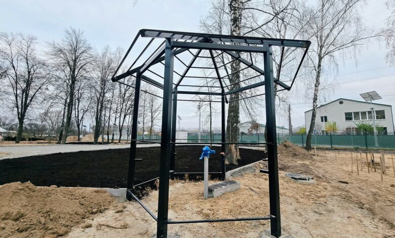 У Ягідному триває відбудова соціальної інфраструктури з укриттями (Фото)