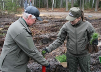 У пам’ять про загиблого воїна виросте цілий ліс: на Чернігівщині вшанували лісника