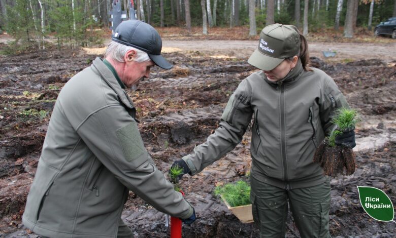 У пам’ять про загиблого воїна виросте цілий ліс: на Чернігівщині вшанували лісника