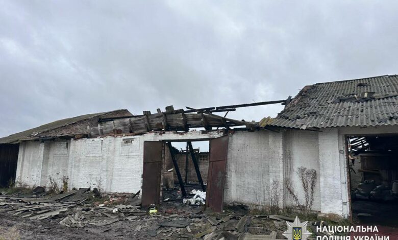 У поліції показали наслідки учорашньої атаки на прикордоння Чернігівщини (Фото)