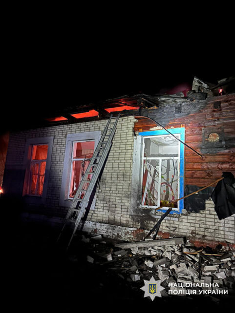 Унаслідок ворожої атаки на Чернігівщині поранено рятувальника (Фото)