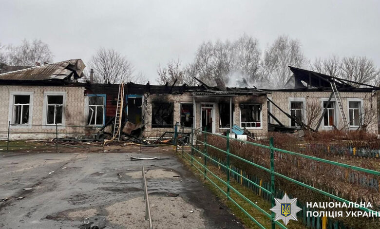 Унаслідок ворожої атаки на Чернігівщині поранено рятувальника (Фото)