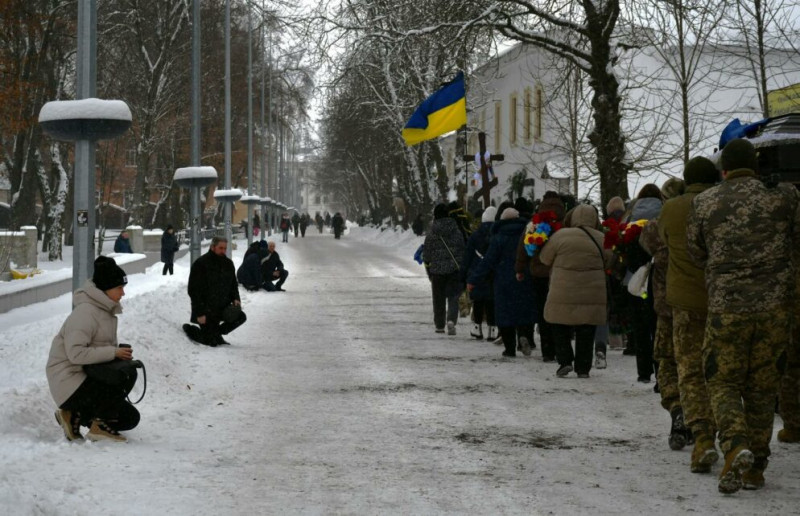 31 грудня на Чернігівщині прощалися із загиблим воїном