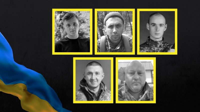 На Чернігівщині в останню путь провели п'ятьох захисників України