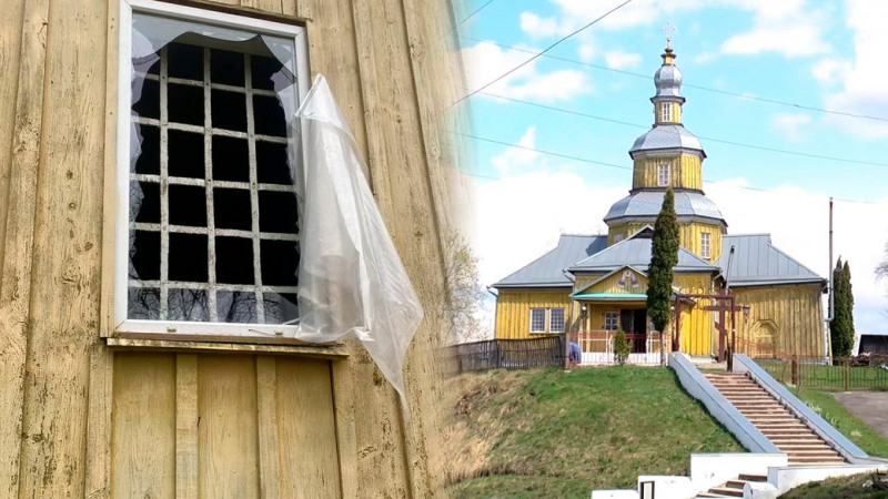 Через атаку російських БпЛА у Новгороді-Сіверському на Чернігівщині пошкоджена церква XVIII століття