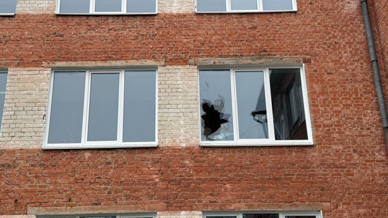 У Чернігові зафіксували падіння дрона-перехоплювача