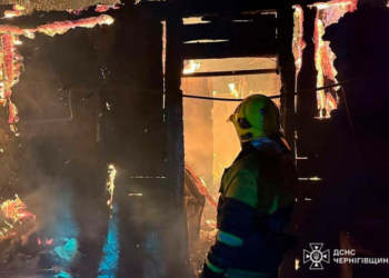 Жінка зазнала опіків 15% тіла, чоловік — 21%: на Чернігівщині через пожежу жилого будинку госпіталізували двох людей