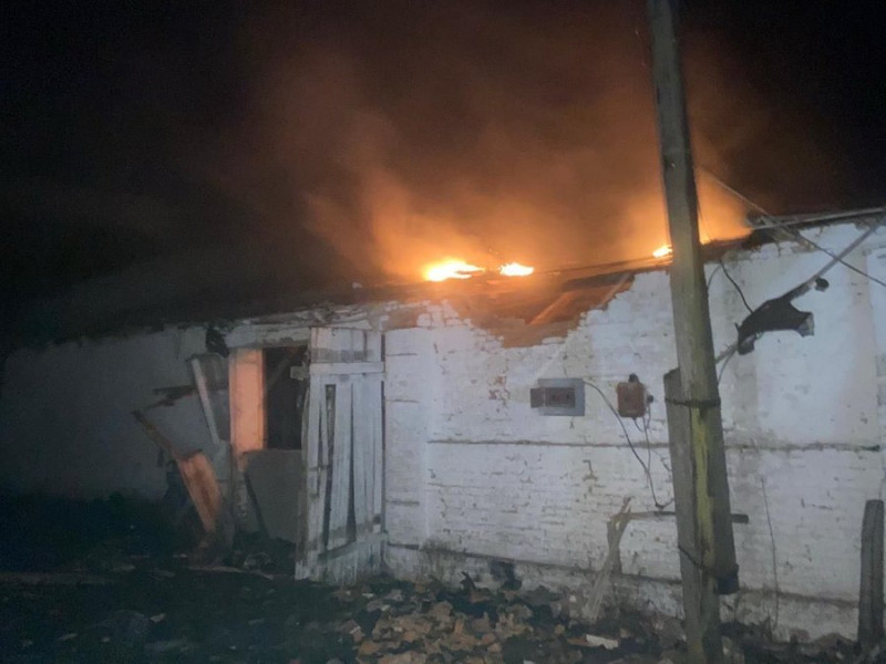 Російські війська ударними БпЛА атакували прикордонне село Жадове на Чернігівщині