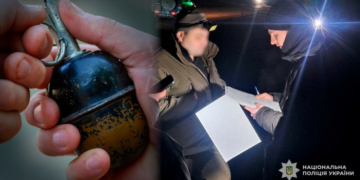 Поліцейські повідомили про підозру чоловіку, який у Прилуках на Чернігівщині кинув гранату на подвір’я будинку
