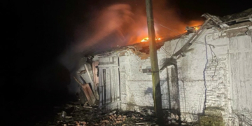 Російські війська ударними БпЛА атакували прикордонне село Жадове на Чернігівщині