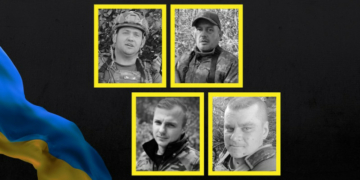 На Чернігівщині попрощалися з бійцями Артемом Шудрою, Сергієм Титенком, Андрієм Шаповалом та Олексієм Висоцьким