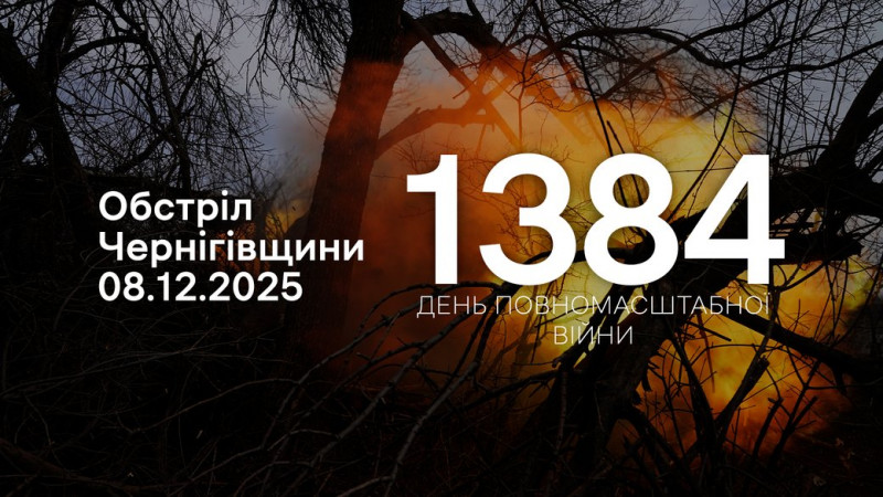 Армія РФ з різних видів зброї атакувала десять населених пунктів на прикордонні Чернігівщини