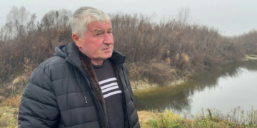 На місці загибелі українського пілота Дениса Кирилюка на Чернігівщині утворилося озеро