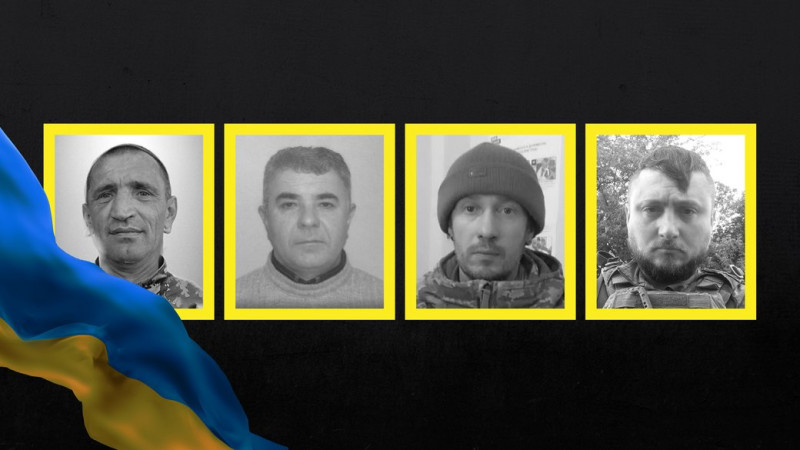 На Чернігівщині попрощалися з бійцями Русланом Бичком, Володимиром Кочубеєм, Михайлом Лутченком та Вадимом Лужецьким