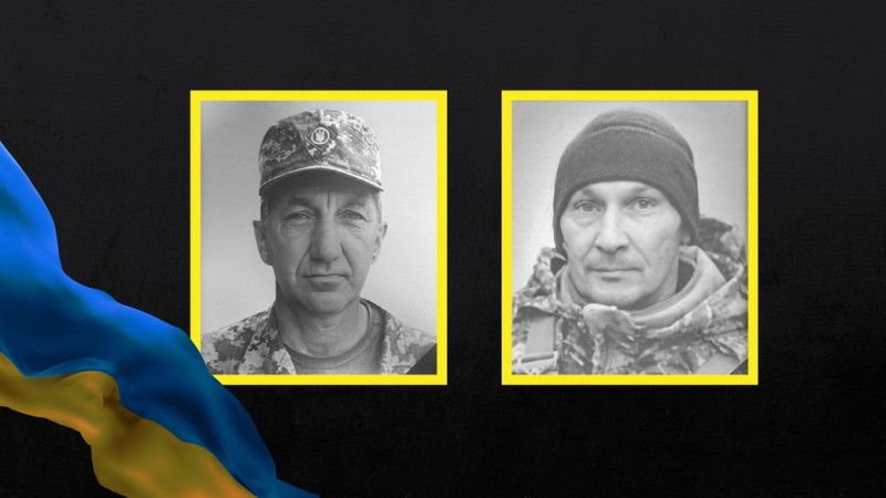 На Чернігівщині попрощалися з військовими Віктором Понкратовим та Віктором Власюком