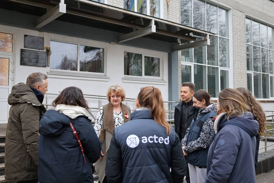 Як міжнародна співпраця змінює школи Чернігова: візит ACTED та CDCS