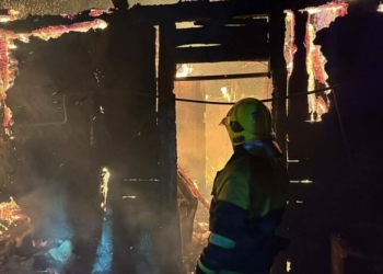 Під час пожежі на Чернігівщині двоє людей отримали опіки