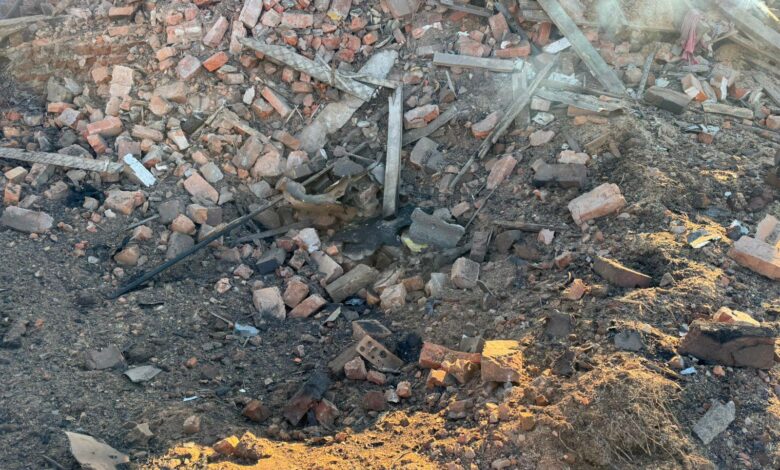 Росіяни запустили чотири безпілотники по будівлі старостату в Холминській громаді (Фото)