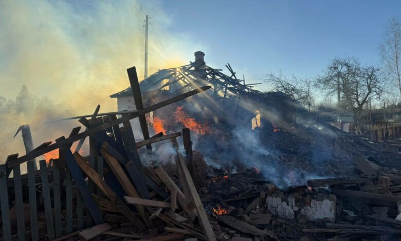 Росіяни запустили чотири безпілотники по будівлі старостату в Холминській громаді (Фото)