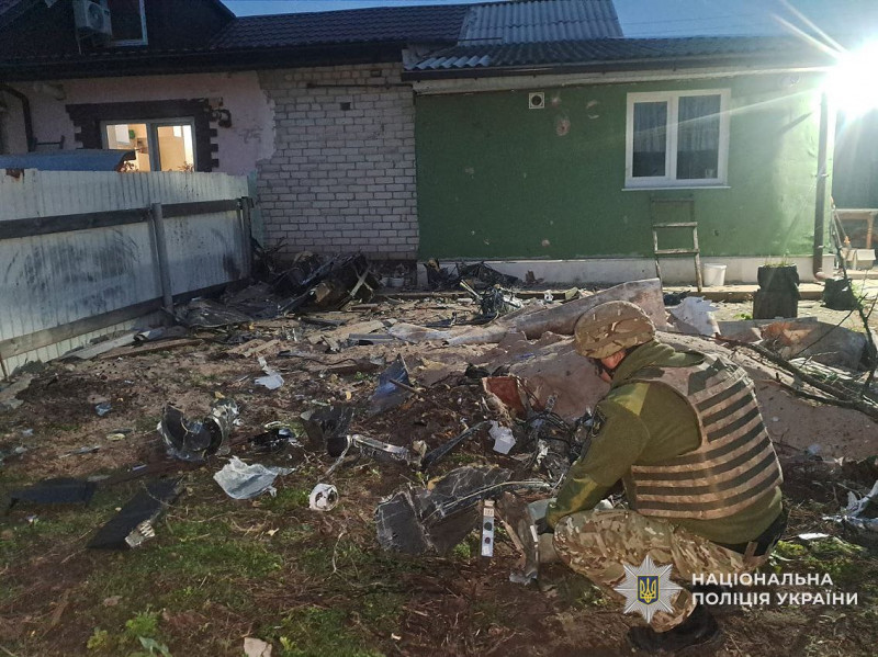 У Чернігівському районі виявили ворожі касетні боєприпаси з російського БпЛА (Фото)