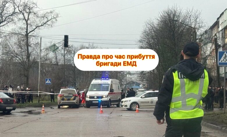 У «швидкій» спростували слова очевидців смертельної ДТП у Прилуках про час їх прибуття
