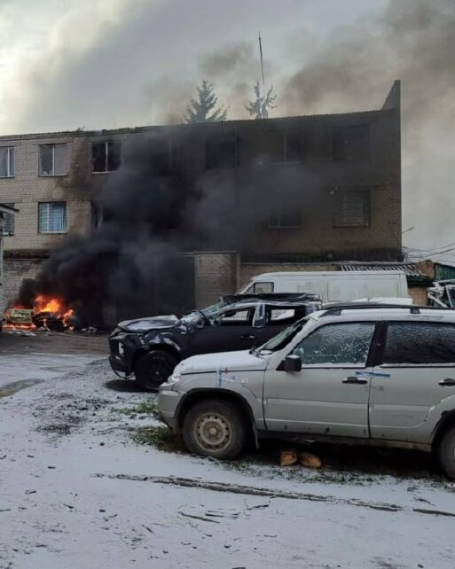 Ворожі «герані» уразили райвідділ поліції на Чернігівщині: наслідки атаки (Фото)