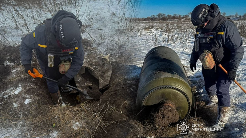 У Прилуцькому районі піротехніки ДСНС знешкодили частину російської ракети "Іскандер-К"