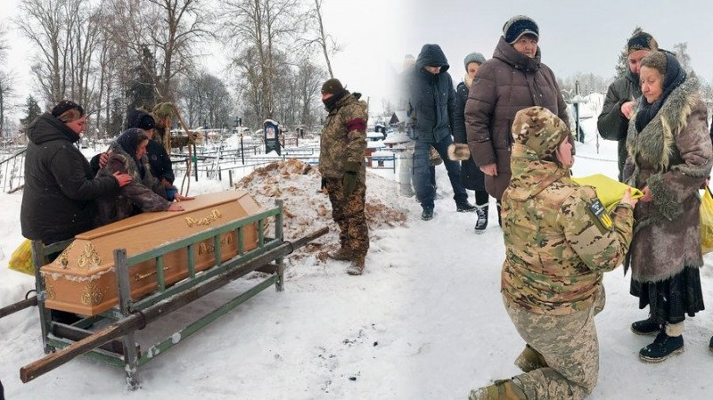 На Чернігівщині попрощалися з п'ятьма бійцями Сил оборони, четверо з них вважалися безвісти зниклими з 2024 року
