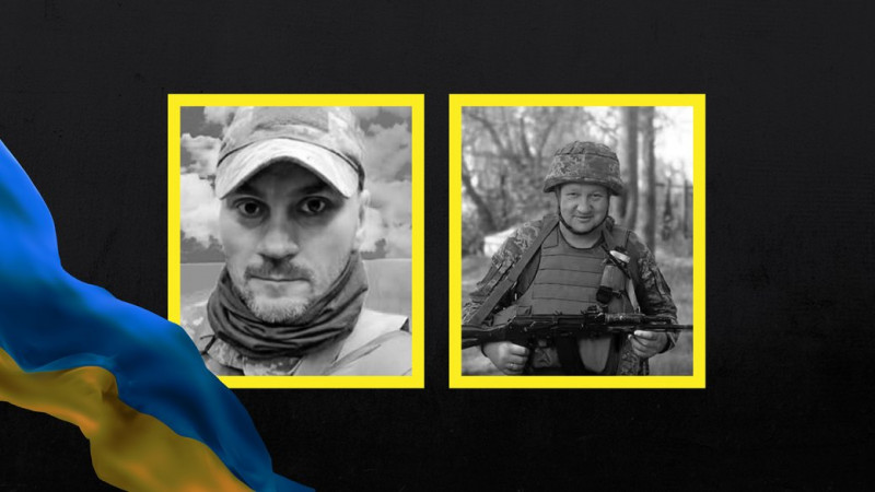 На Чернігівщині попрощалися з військовими Вадимом Арендарем та Віталієм Дудком