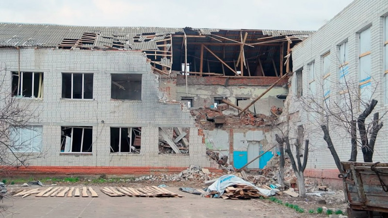 У Михайло-Коцюбинському ліцеї, який був пошкоджений внаслідок ракетного удару РФ у 2022 році, завершили ремонт