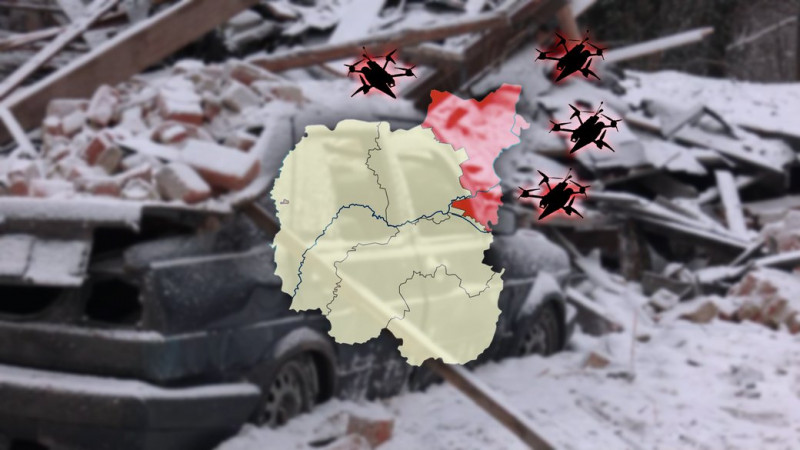 FPV-дронами на оптоволокні та іншою зброєю росіяни атакували три громади на прикордонні Чернігівщини