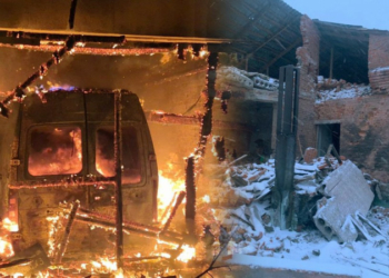 Знищені 3 службові автомобілі й господарські приміщення: наслідки атаки армії РФ по лікарні у Семенівці на Чернігівщині