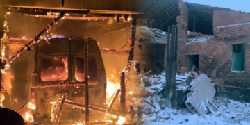 Знищені 3 службові автомобілі й господарські приміщення: наслідки атаки армії РФ по лікарні у Семенівці на Чернігівщині