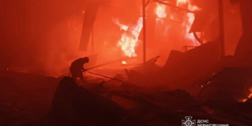 Росіяни атакували фермерське господарство у Чернігівському районі, внаслідок чого горів ангар