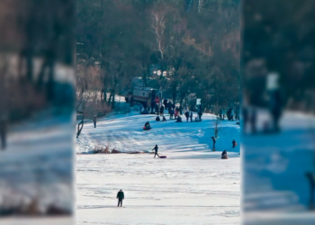 У Чернігові під час катання на гірці травмувалася жінка, її шпиталізували