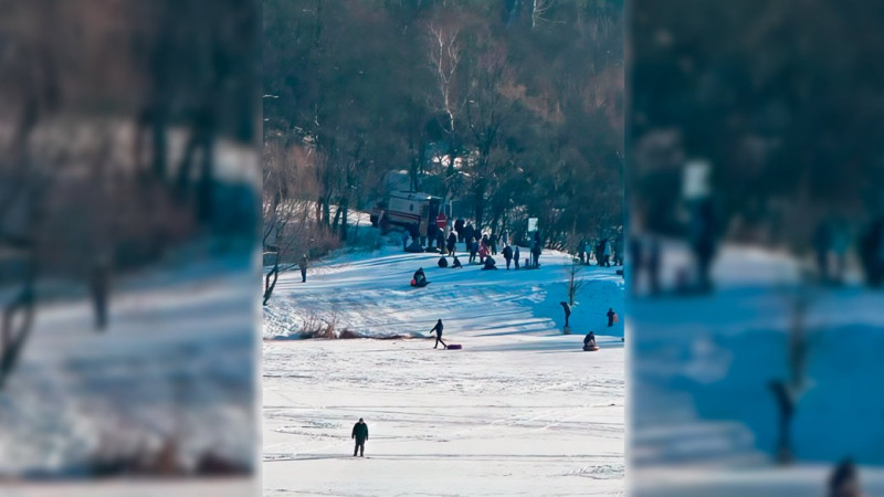 У Чернігові під час катання на гірці травмувалася жінка, її шпиталізували